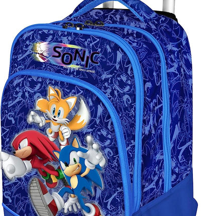 Sonic Trolley -rugzak met schoolwielen 2023 2024