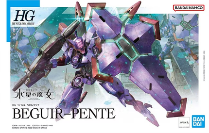 Beguir-Pente The Witch From Mercury Model Kit 1/144 HG High Grade