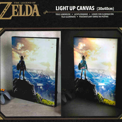 The Legend of Zelda Into The Wilds Nintendo - Light Canvas 40X30 Cm