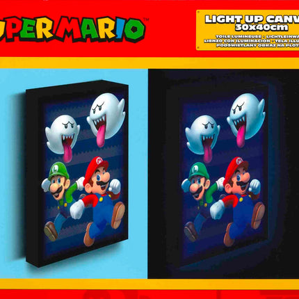 Super Mario Boo Blast Light Canvas 40X30 Cm