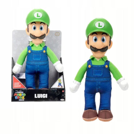 Luigi Super Mario The Movie Roto Plush Posable 38 cm