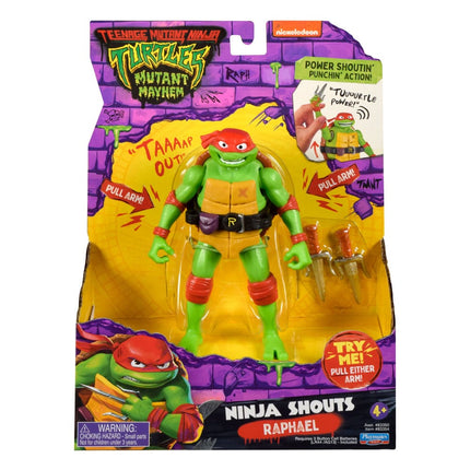 Raphael Ninja Shouts Teenage Mutant Ninja Turtles: Mutant Mayhem Action Figures 15 cm