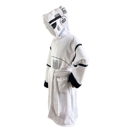 Star Wars Original Stormtrooper Fleece Bathrobe Stormtrooper White Accappatoio