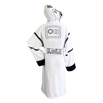 Star Wars Original Stormtrooper Fleece Bathrobe Stormtrooper White Accappatoio