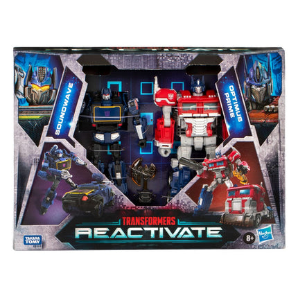 Optimus Prime & Soundwave Transformers: Reactivate Action Figure 2-Pack 16 cm