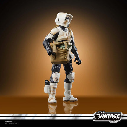 Speeder Bike with Scout Trooper and Grogu Star Wars: The Mandalorian Vintage Collection Vehicle with Figures