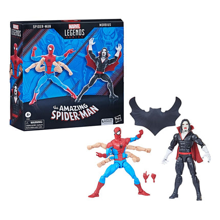 The Amazing Spider-Man and Morbius Marvel Legends Action Figure 2-Pack 15 cm