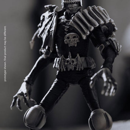 Black and White Judge Death 2000 AD Exquisite Mini Action Figure 1/18 10 cm