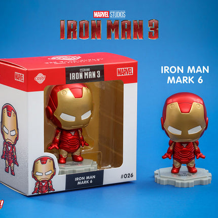 Iron Man Mark VI Iron Man 3 Cosbi Mini Figure 8 cm