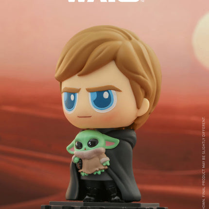 Luke Skywalker with Grogu Star Wars: The Mandalorian Cosbi Mini Figure 8 cm