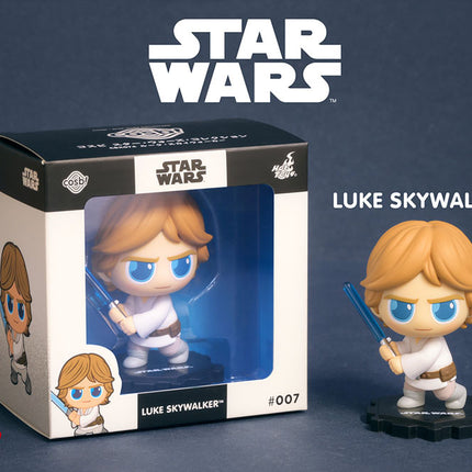 Luke Skywalker with Lightsaber Star Wars Cosbi Mini Figure 8 cm