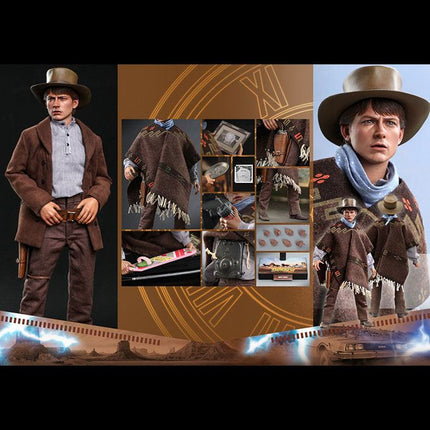 Marty McFly Back To The Future III Movie Masterpiece Action Figure 1/6 28 cm