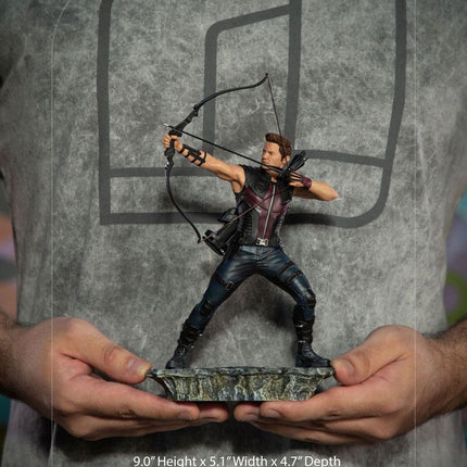 Hawkeye Battle of NY The Infinity Saga BDS Art Scale Statuem Marvel 1/10 23 CM