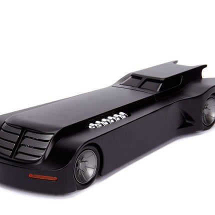 Batman Animated Series Metals Diecast Model 1/24 Batmobile with figure Hollywood Rides