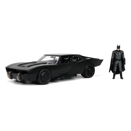 Batmobile with Figure Batman 2022 Hollywood Rides Diecast Model 1/24 2022