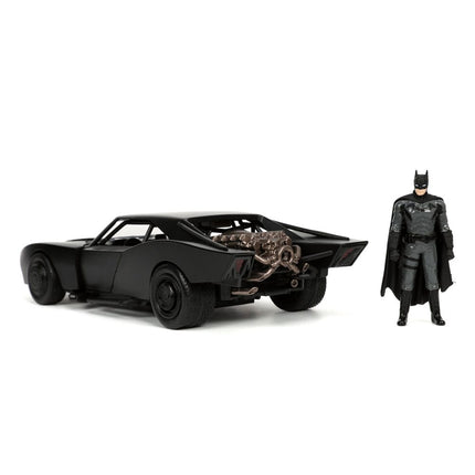 Batmobile with Figure Batman 2022 Hollywood Rides Diecast Model 1/24 2022