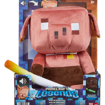 Piglin Minecraft Legends Electronic Plush Figure 29 cm