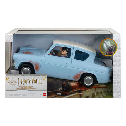 Harry & Ron's Flying Car Adventure Harry Potter Playset with Fashion Doll