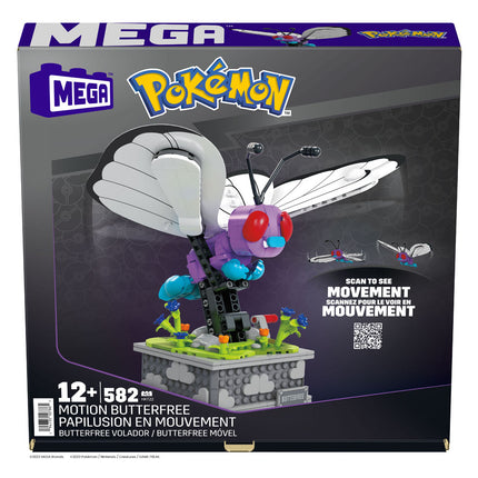 Butterfree Pokémon Mega Construx Construction Set Motion 22 cm