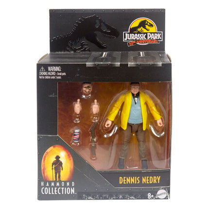 Dennis Nedry Jurassic Park Hammond Collection Action Figure Jurassic World 9 cm