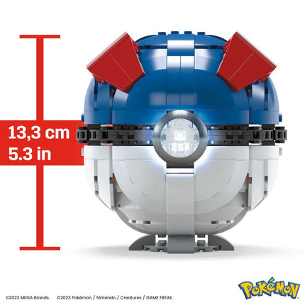 Great Ball Pokémon Mega Construx Construction Set Jumbo 13 cm