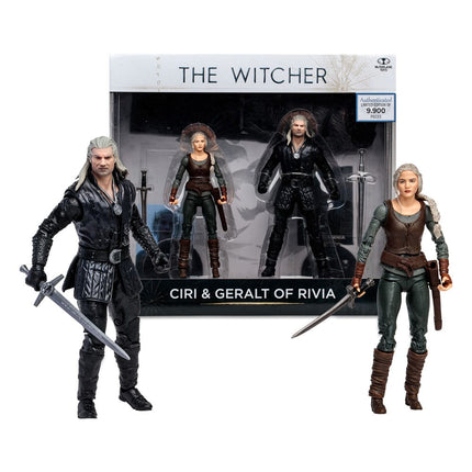 Geralt and Ciri (Netflix Season 3) The Witcher Action Figures 18 cm