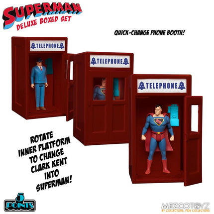 Superman The Mechanical Monsters (1941) 5 Points Action Figures Deluxe Box Set 10 cm