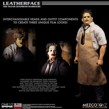 Leatherface Texas Chainsaw Massacre Deluxe Edition Action Figure 1/12 One:12 17 cm