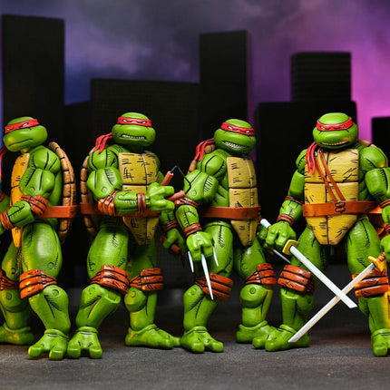 Teenage Mutant Ninja Turtles (Mirage Comics) Action Figures 4-Pack Leonardo, Raphael, Michelangelo, & Donatello 18 cm TMNT NECA 54329