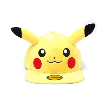Embarrassed Pikachu Pokémon Plush Snapback Cap