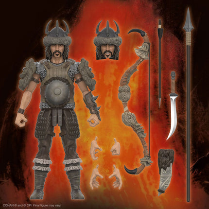 Subotai (Battle of the Mounds) Conan the Barbarian Ultimates Action Figure 18 cm