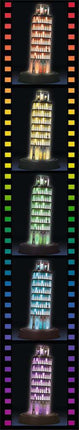 Torre de Pisa Night Edition 3D Puzzle con luces