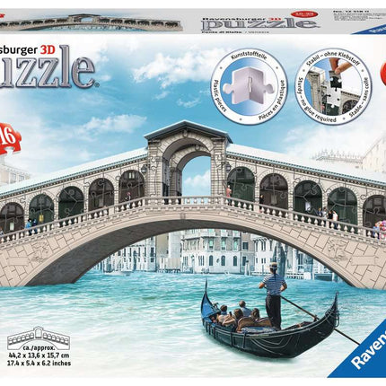 Puzzle 3D Most Rialto Ravensburger Wenecja