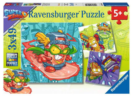 Super Zings Set 3 Puzzles 49 Pieces Ravensburger