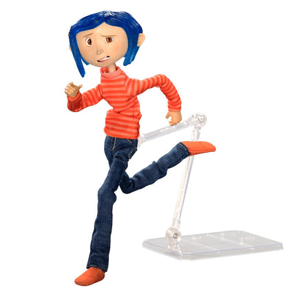 Coraline Action Figure Flessibile Maglietta e Jeans 18cm NECA 49569 (3948446351457)