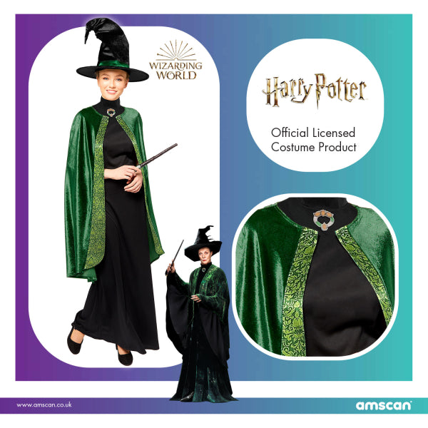Professor McGonagall Mc Granitt Costume Carnevale Harry Potter Donna A –