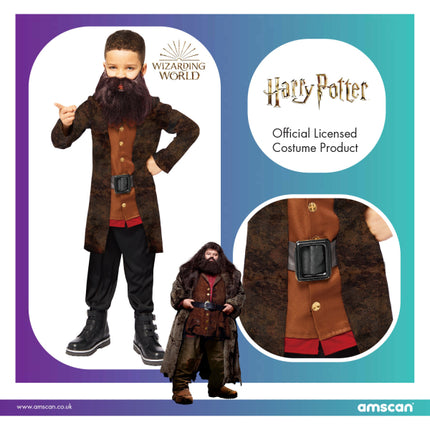 Rubeus Hagrid Costume Carnevale Bambino Fancy Dress Harry Potter