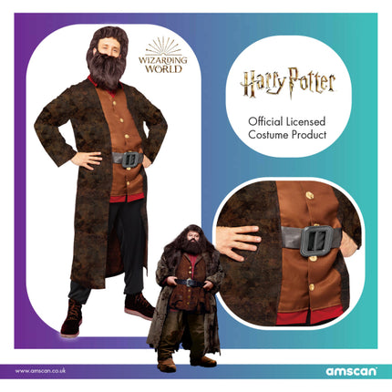 Rubeus Hagrid Kostium Karnawałowy Harry Potter Fancy Dress dla dorosłych