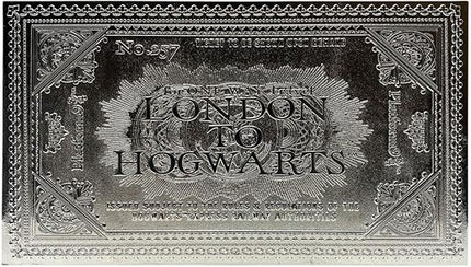 Posrebrzana edycja limitowana Harry Potter Hogwart Express