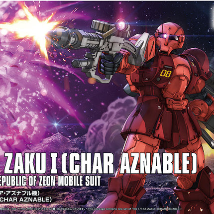 MS-05 Zaku 1 Char Aznable Gundam: Hochwertiges 1: 144-Modellbausatz
