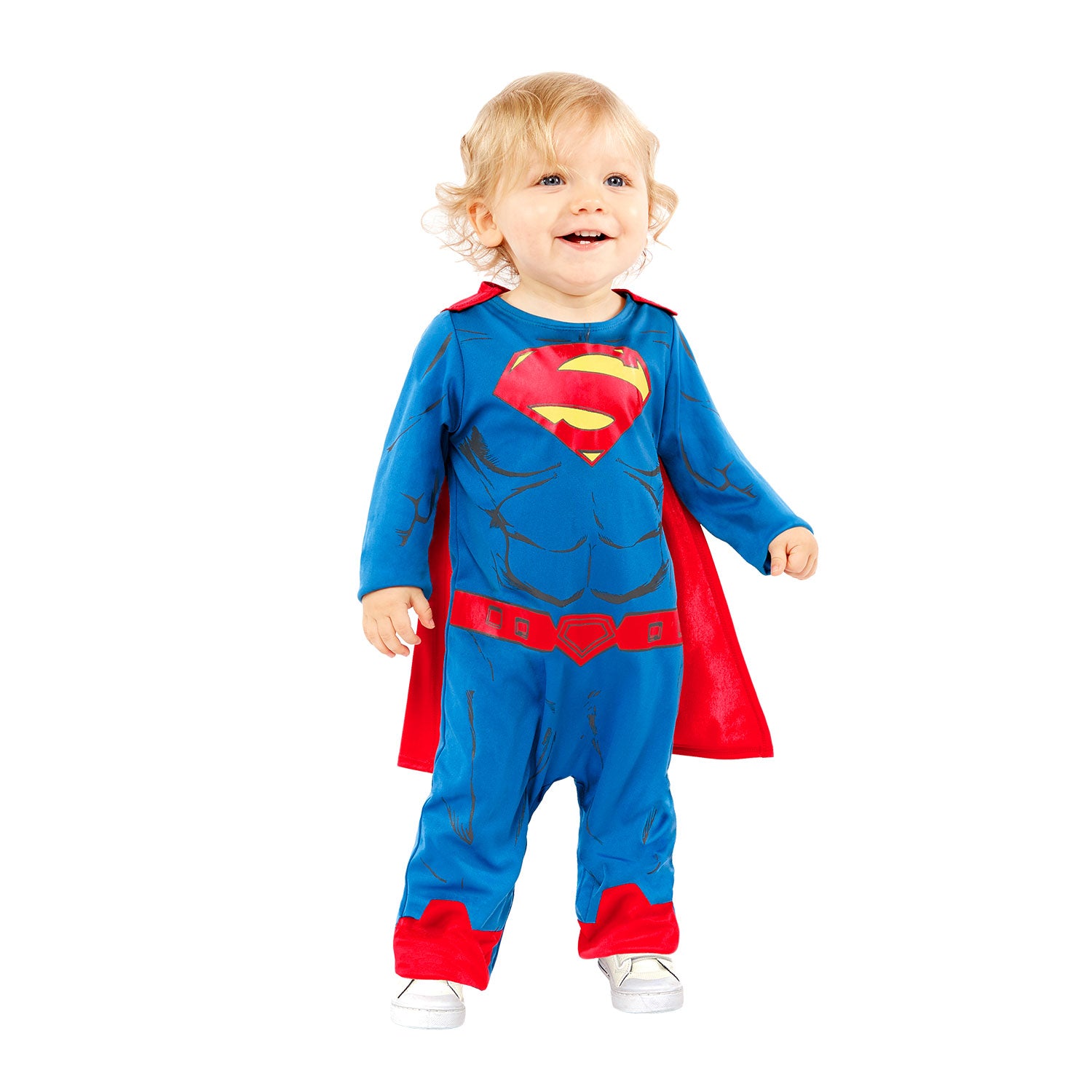 Superman Costume Baby Infanzia Carnevale Deluxe Fancy Dress –
