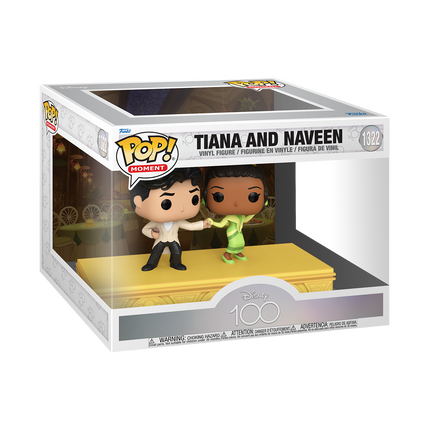 Tiana And Naveen Funko Pop Movie Moments Disney Princess 100 Anniversary Vinyl Pop 9 cm  - 1322