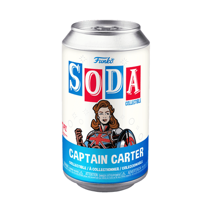 Captain Carter Marvel What If Vinyl Marvel SODA Figures 11 cm - CHASE RANDOM