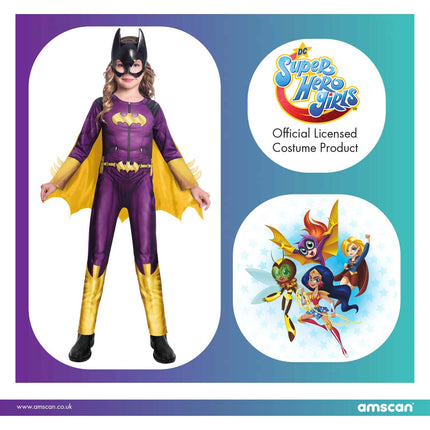 Karnawałowy kostium Batgirl dla dzieci Deluxe Roleplay Fancy Dress