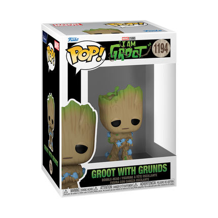 Groot with Grunds I Am Groot Funko Pop Marvel Vinyl Figure 9 cm  - 1194