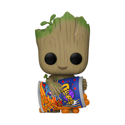 Groot with Cheese Puffs I Am Groot Funko Pop Marvel Vinyl Figure 9 cm  - 1196