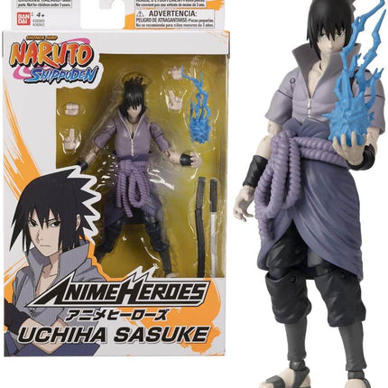 Uchiha Sasuke Action Figure 17 cm  Naruto Bandai Anime Heroes