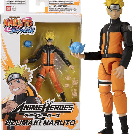 Uzumaki Naruto figurka 17cm Naruto Bandai Anime Heroes