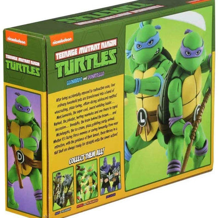 Leonardo i Donatello Teenage Mutant Ninja Turtles Figurka 2-Pack 18 cm NECA 54102