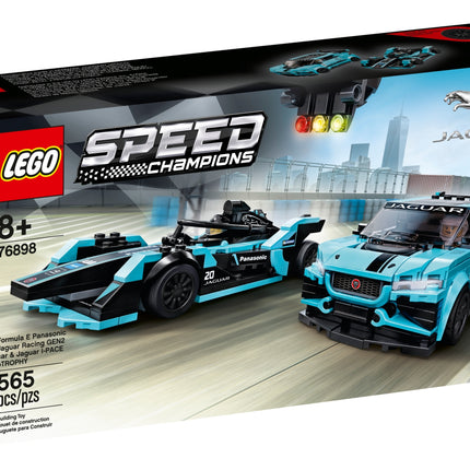 LEGO 76898 LEGO Formula E Panasonic Jaguar Racing GEN2 car & Jaguar I-PACE Speed Racer